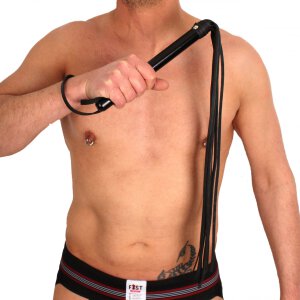 Leather and Wood Whip - 75 cm