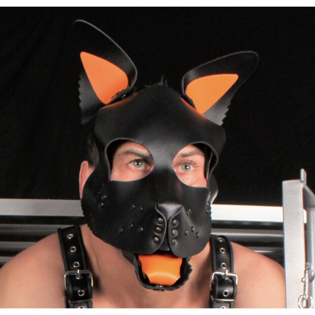 Puppy Set Orange Leather Ears And Tongue