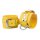 Ultra Yellow Leather Handcuffs