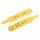 Ultra Yellow Leather Handcuffs