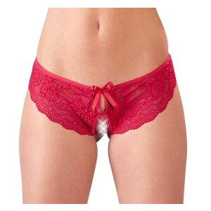 Slip Spitze ouvert rot S - XL