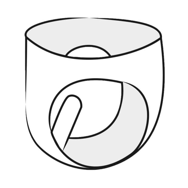 Latex Slip schwarz S - XL