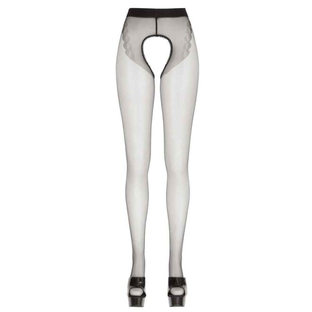 Strumpfhose offen schwarz S - 2XL