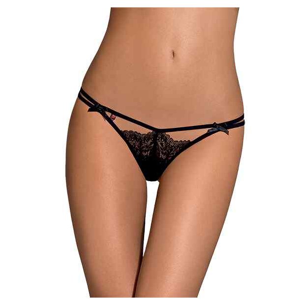 Obsessive Intensa Double Thong Black S - XL