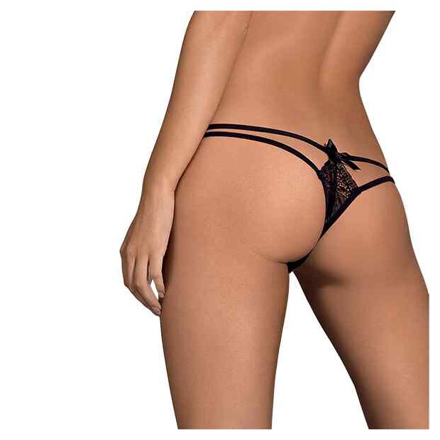 Obsessive Intensa Double Thong Black S - XL
