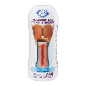 Pleasure Anal Pocket Stroker Water Activated - Tan