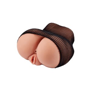 Pleasure Pussy Realistic Ass & Pussy Body Mold - Tan