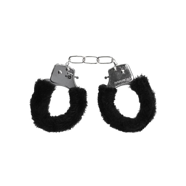 Beginners Furry Hand Cuffs - With Quick-Release Button