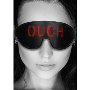 Bonded Leather Eye-Mask "Ouch" - With Elastic...
