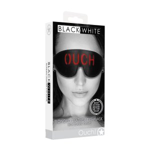 Bonded Leather Eye-Mask "Ouch" - With Elastic...