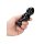 Rimly - Glass Vibrator - With Suction Cup and Remote - Rechargeable - 10 Speed - Black