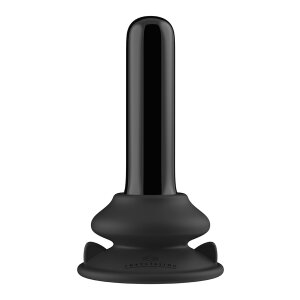 Thumby - Glass Vibrator - With Suction Cup and Remote -...