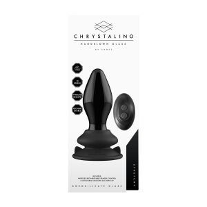 Stretchy - Glass Vibrator - With Suction Cup and Remote -...