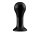 Globy - Glass Vibrator - With Suction Cup and Remote - Rechargeable - 10 Speed - Black