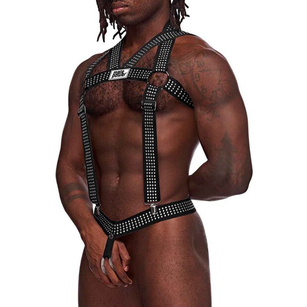 Elastic Studded Harness - OS