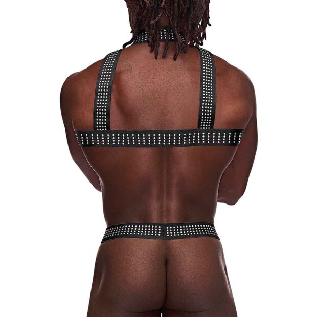 Elastic Studded Harness - OS