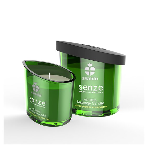 Swede Senze Arousing Massage Candle Lemon Pepper Eucalyptus 50 ml