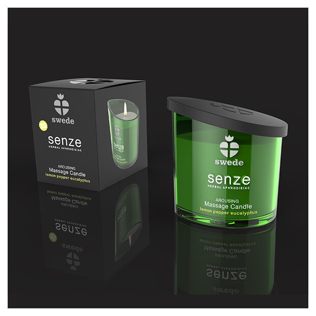 Swede Senze Arousing Massage Candle Lemon Pepper Eucalyptus 50 ml