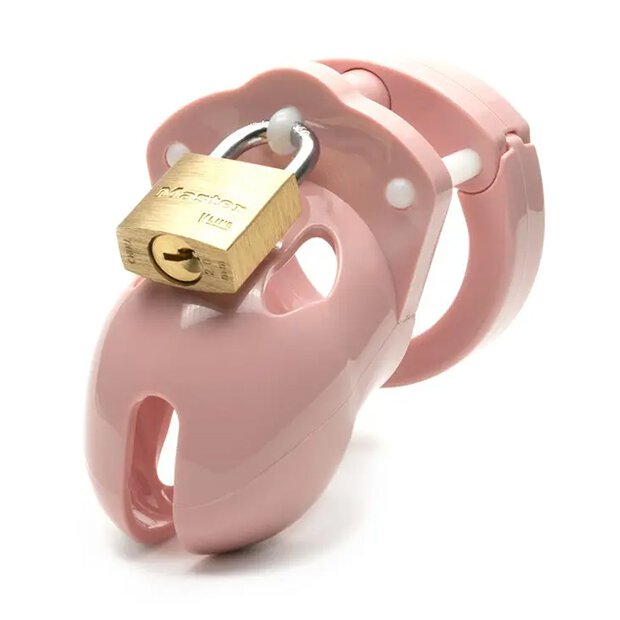 CB-X Mr Stubb Chastity Cock Cage Pink