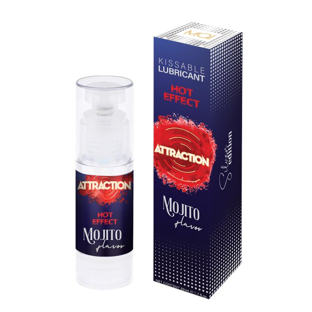 Mai Attraction Kissable Lubricant Hot Effect Mojito Flavor 50ML
