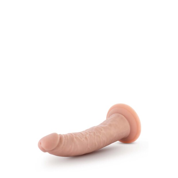 Dr. Skin Plus 7 Inch Posable Dildo Vanilla - 19 cm