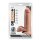 Dr. Skin Plus  7 Inch Posable Dildo With Balls  Mocha - 17,7 cm