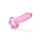 Naturally Yours  6" Crystalline Dildo  Rose - 15,2 cm