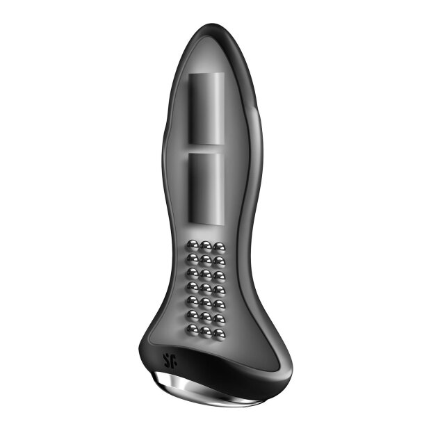 Satisfyer Rotator Plug 1+ Black - 3,8 cm