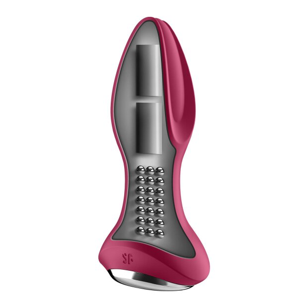 Satisfyer Rotator Plug 2+ Fuchsia - 3,6 cm