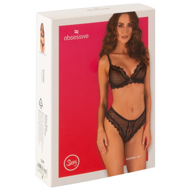 Obsessive BH Set Dots Black S - XL