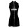 Lack Kleid mit Zip S - XL