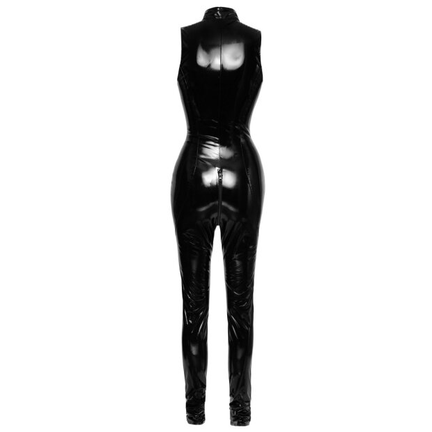 Vinyl jumpsuit XS