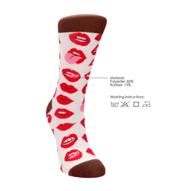 Sexy Socks - Lip Love - 36-41