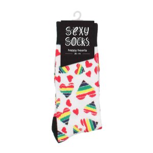 Sexy Socks - Happy Hearts - 36 - 46