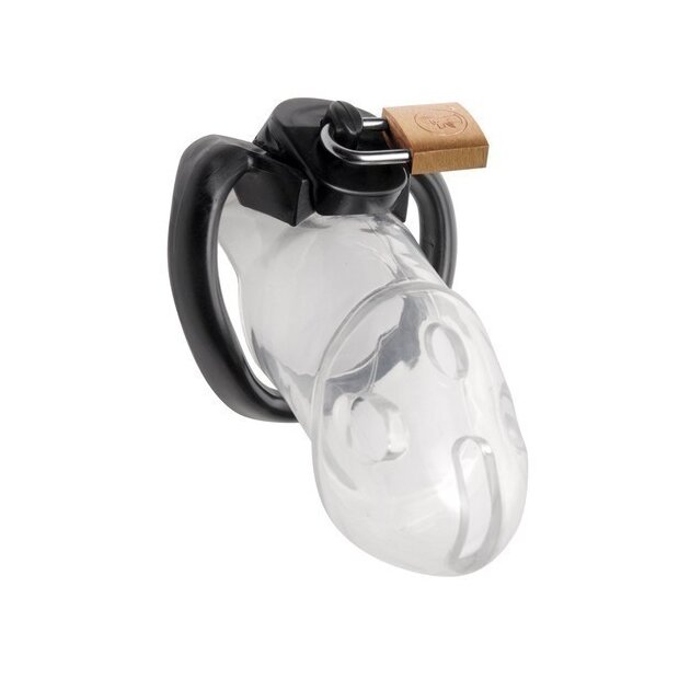 Rikers Locking Chastity Device - Transparent