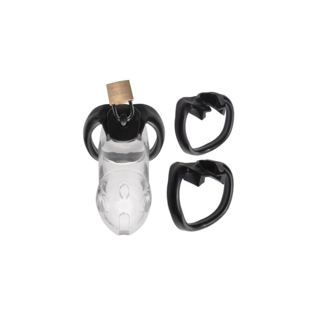 Rikers Locking Chastity Device - Transparent