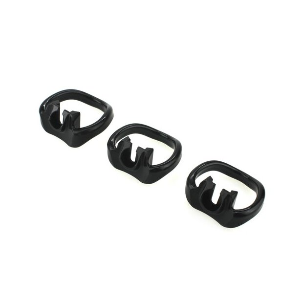 Rikers Locking Chastity Device - Black