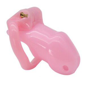 CB-3000 Hide Lock Male Chastity Device Pink