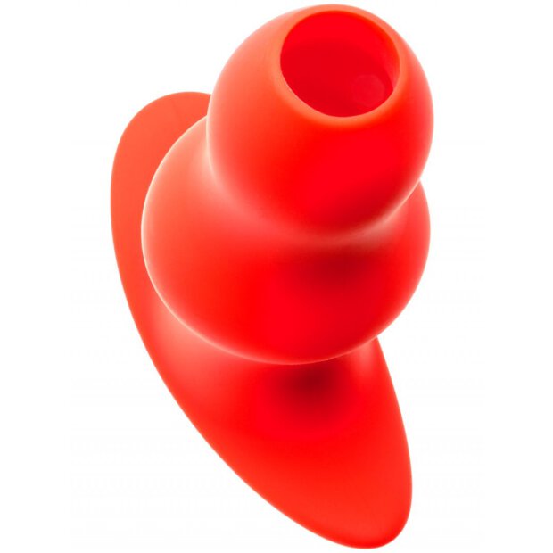 Plug Tunnel Stretch Red Extra large 16 x 7.5cm