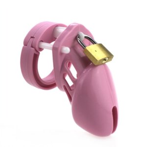 Silicone Chastity Cage 7 x 3.3 cm Pink