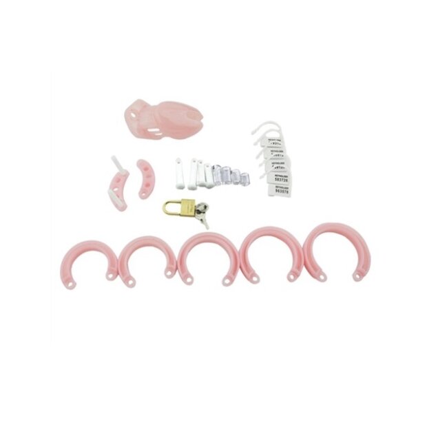 Locky Mini Chastity Cage 6 x 3.2cm Pink