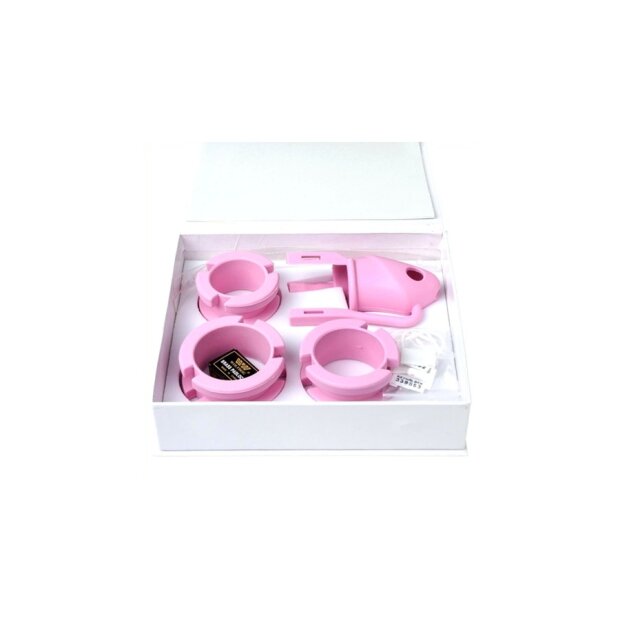 Birdlocked Silicone Chastity Cage 11 x 3.2 cm Pink
