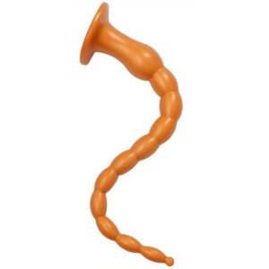 Long Dildo Multi Beads 50 x 5 cm
