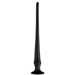 Long Tail PVC Butt Plug With Scale  Black L 50 x 5,0cm