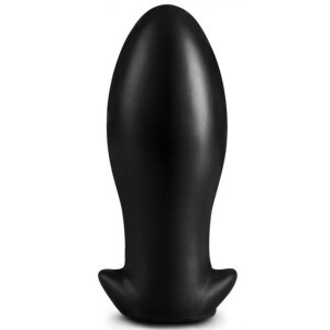 Dragon Egg Soft Silicone Butt Plug Black XXL 23 x 8,5cm