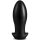 Dragon Egg Soft Silicone Butt Plug Black XL 21 x 7,5cm