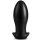 Dragon Egg Soft Silicone Butt Plug Black S 10 x 4.5 cm