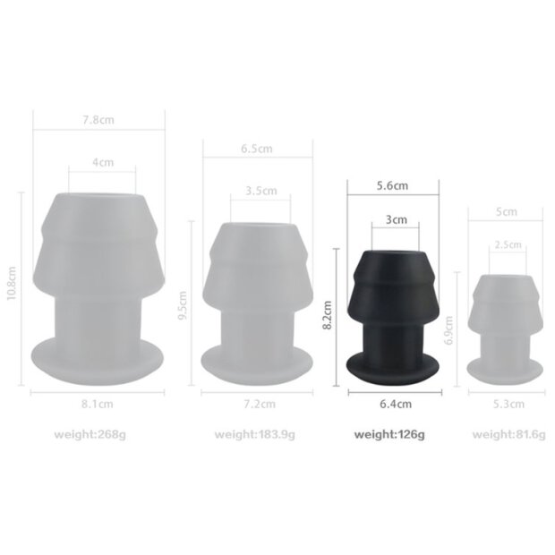 San Ano tunnel plug M 8 x 6cm