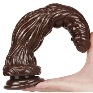 Lifelike 26 cm Dildo Pagoda Marron