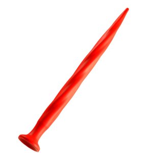 Long Stretch Worm Dildo N°1 39 x 3cm Red
